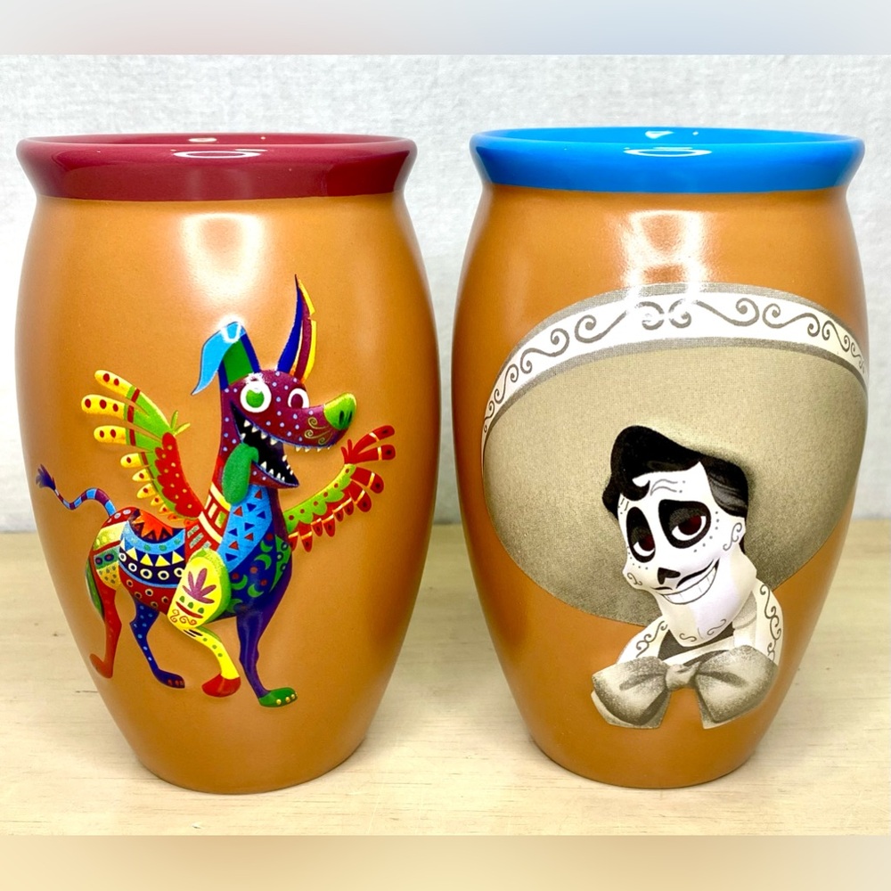 Disney Pixar Coco Mug Drinkware Cantarito Set Ernesto De La Cruz Alebrije Dante